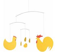 Flensted f080 Easter Mobiles - Pellicola protettiva, 28 cm, colore: Giallo