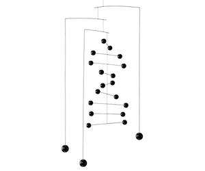 Flensted Mobile Counterpoint Nero, decorazione da appendere fatta a mano in Danimarca