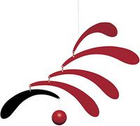 Flensted Mobiles - Flowing Rhythm - Scacciapensieri - Rosso - 90/170 cm