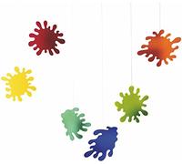 Flensted Mobiles Splash 148 - Vetro acrilico colorato, 60 x 50 cm