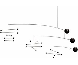 Flensted Mobiles Symphony - Giostrina sospesa in 3 movimenti, 66 cm, in acciaio