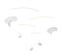 Flensted Mobiles Wave 5 Mobiles, pellicola bianca, 60 cm