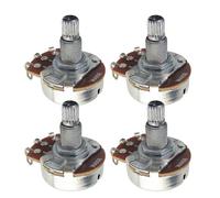 FLEOR 2pcs Full Size Chitarra Tone Pot 18mm Albero lineare cono Potenziometro Chitarra B500K