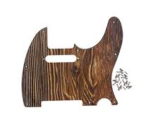 FLEOR 3Ply 8 fori TL Guitar Pickguard Superficie in grana di legno Stampa UA per chitarra Standard TL TE stile moderno, viti di montaggio