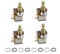 FLEOR 4 pezzi A500K + B500K Push-Push Bounce Commutometro B500K FuST corto in rame per chitarra elettrica, set da 2 pezzi, A2B