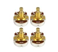 FLEOR 4 Pz B250K - Potis lineari per regolazione del volume della chitarra L18 mm, codolo diviso in rame dorato