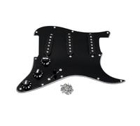 FLEOR Alnico 5 battipenna precablato 3 pickup single coil caricato chitarra elettrica Pickguard-nero