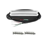 FLEOR Alnico 5 Ferrovia calda Pickup Humbucker a bobina singola 9-10K Humbucker White Fit ST SQ TL chitarra