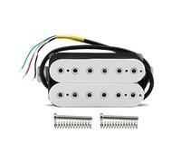 FLEOR Alnico 5 pickup a ponte doppia bobina Humbucker Pickup ad alta potenza 15-16K, bianco