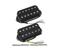 FLEOR Alnico - Set di 5 pickup per chitarra, manico nero e ponte Humbucker