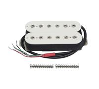 FLEOR Alnik 5 Pickup al manico per chitarra elettrica Pickup Humbucker a doppia bobina-Bianco