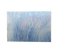 FLEOR Battipenna materiale bianco Chitarra piatto graffiato foglio rettangolare 11x17'' personalizzati per ST TL Basso elettrico Guardia chitarra, 1 ST di guscio blu acrilico