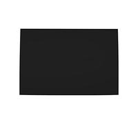 FLEOR Battipenna materiale bianco Chitarra piatto graffiato foglio rettangolare 11x17'' personalizzati per ST TL Basso elettrico Guardia chitarra, 1 ST nero opaco