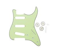 FLEOR - Battipenna SSS a 8 fori con manopole volume 2T1V tono tono interruttore punta per ST Eelctric chitarra sostituzione, verde menta