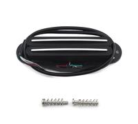FLEOR Dual Hot Rail Humbucker - Pickup humbucker a bobina singola per chitarra elettrica (9-10 K), colore nero, per Fender Strat Squier Tele