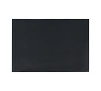 FLEOR Foglio battipenna bianco per chitarra e basso, 29 x 43 cm, per fai da te, piastra posteriore in materiale antigraffio, 1 strato, nero opaco