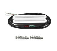 FLEOR Guida calda Alnico 5 Pickup Humbucker a bobina singola 6-7K Humbucker bianco Fit ST SQ TL Chitarra