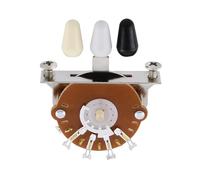 FLEOR Interruttore a lama a 5 vie a 12 pin per chitarra Pickup Selettore con 3 punte