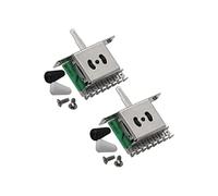 FLEOR Interruttore a levetta a 5 vie, selettore di pickup a 5 vie Manopola dell'interruttore a 5 vie Manopola dell'interruttore a potenziometro a 5 vie Selettore per chitarra stile TL 2PCS