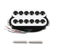 FLEOR Invader Style - Pickup Humbucker per chitarra elettrica, in ceramica, ad alto rendimento, colore bianco