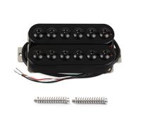 FLEOR Invader Style - Pickup Humbucker per chitarra elettrica, in ceramica, ad alto rendimento, colore nero