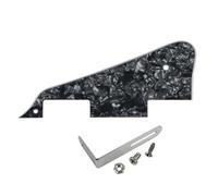 FLEOR LP Battipenna con staffa cromata per chitarra GB LP Style, nero perlato 4 strati