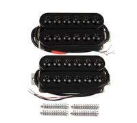 FLEOR Magnete in ceramica 12pcs regolabile esagonale ad alta potenza Humbucker Neck 7-8K+Bridge 15-16K Pickup Set per chitarra elettrica, nero
