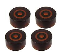 FLEOR Manopole per chitarra elettrica, color ambra, per controllo del volume, tono e velocità, per chitarra elettrica Epiphone Les Paul, 4 pezzi