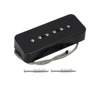 FLEOR Pickup al manico per chitarra elettrica Pickup bobina singola Nero P90 Pickup per saponette - Alnico 5