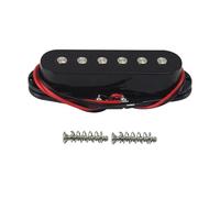 FLEOR Pickup al manico Single Coil in ceramica tono vintage per chitarra stile ST, nero