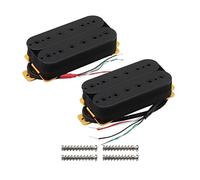 FLEOR Pickup collo+ponte pickup doppia bobina Humbucker pickup per chitarra elettrica pickup sostituzione-nero