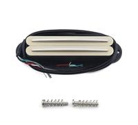 FLEOR - Pickup Humbucker Hot Dual Rail per chitarra elettrica, dimensione Single-Coil, (6-7K), colore crema