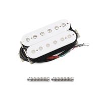 FLEOR Pickup Humbucker per chitarra elettrica Manico Alnico 5 Pickup Bianco