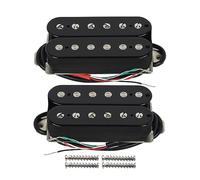 FLEOR Pickup Humbucker per chitarra elettrica Pickup al ponte per chitarra a doppia bobina e set di pickup al manico - nero
