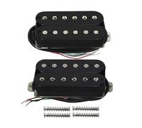 FLEOR Pickup per chitarra Alnico 5 ad alto rendimento Pickup Humbucker a doppia bobina Manico e ponte nero