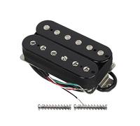 FLEOR Pickup per chitarra elettrica Pickup Humbucker a doppia bobina Pickup al ponte in ceramica da 52 mm - nero