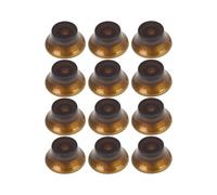 FLEOR Set di 12 manopole di controllo volume tono velocità per LP & SG accessori, ambra