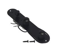 FLEOR Set di piastre di controllo TL precablate a 3 vie con manopole per cablaggio per chitarra TL TE nera