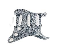 FLEOR SSS battipenna con (50 mm, 2 pz 52 mm) pickup Covers /2T1V manopola di controllo punte per ST chitarra sostituzione, grigio perla