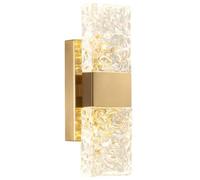 FLEPYHB Lampade da parete per interni LED, Lampade da parete in cristallo Moderne 8W LED Applique da parete Apparecchio di illuminazione Comodino camera da letto Lampada da parete Lampada da comodin