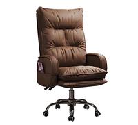 FLEPYHB Sedia da scrivania per ufficio domestico, Sedie da scrivania per ufficio domestico Sedia Boss Sedia da divano per computer Può sdraiarsi Sedie da scrivania per il tempo libero con ruote, Sed