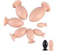 Flesh/xxxl,FUJIEYU S/M/L/XL/XXL/XXXL/XXXXL Opzionale, in silicone polverizzato liscio con potente vaschetta di aspirazione a base manuale attrezzatura per massaggi