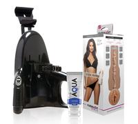 Fleshlight - eliza ibarra vagina + lancio universale + lubrificante aqua qualità 50 ml