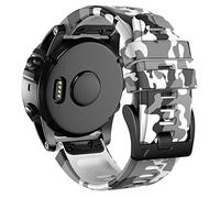 Fleshy Leaf Cinturino mimetico da 22 mm, compatibile con Garmin Fenix 7, Fenix 6, Fenix 6 Pro, Fenix 5, Fenix 5 Plus, Approach S60, S62, Forerunner 935 945, cinturino a sgancio rapido, Silicone