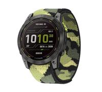 Fleshy Leaf Compatibile con cinturini in nylon per orologio Garmin Fenix 8 da 47 mm/epix Pro da 47 mm per Fenix 5/6/7Fenix 5 Plus/Fenix 6 Pro/Forerunner 935, 22MM, Nylon, Nessuna pietra preziosa