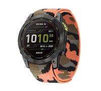 Fleshy Leaf Compatibile con cinturini in nylon per orologio Garmin Fenix 8 da 47 mm/epix Pro da 47 mm per Fenix 5/6/7Fenix 5 Plus/Fenix 6 Pro/Forerunner 935, 22MM, Nylon, Nessuna pietra preziosa