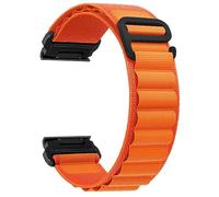 Fleshy Leaf Compatibile con Garmin Fenix 8 47 mm/Epix Pro 47 mm Easy Fit Band cinturino Garmin Fenix 7/6/5, Forerunner 935 945, cinturino a sgancio rapido, 22MM, Nylon, Nessuna pietra preziosa