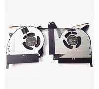 Fleshy Leaf Nuova CPU+GPU Ventola di raffreddamento di ricambio per Asus ROG Strix Scar GL704 GL704GM GL704GV GL704GW G715GV G715GW DFSCK22105182D DFSCK22115181C DC12V 1A FL2D FL2F