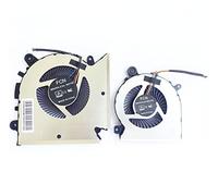 Fleshy Leaf NUOVA CPU+GPU Ventola di Raffreddamento Sostituzione per MSI GF63 GF65 Sottile MS-16R1 MS-16R2 MS-16R3 MS-16R5 WF65 PABD08008SH N413 PAAD06015SL N433