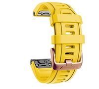 Fleshy Leaf QuickFit 20mm Cinturino per Orologio - Compatibile con Garmin Fenix 8 43mm/epix Pro 42mm/Fenix 7S/5S/5S Plus/6S/6S Pro/D2 Delta S/Descent Mk2S - Sostituzione Silicone per SmartWatch, 20MM